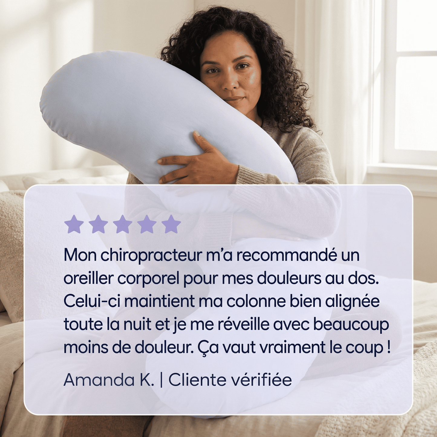 Oreiller Corporel d’Alignement Somnola™